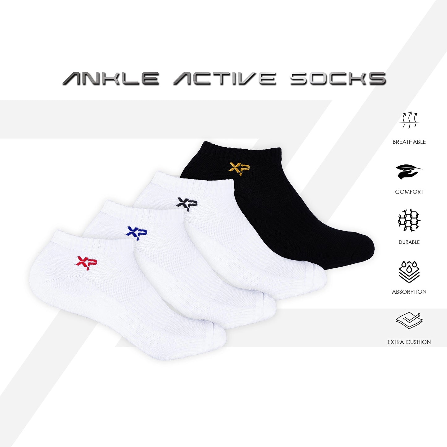 Protech Ankle Active Socks