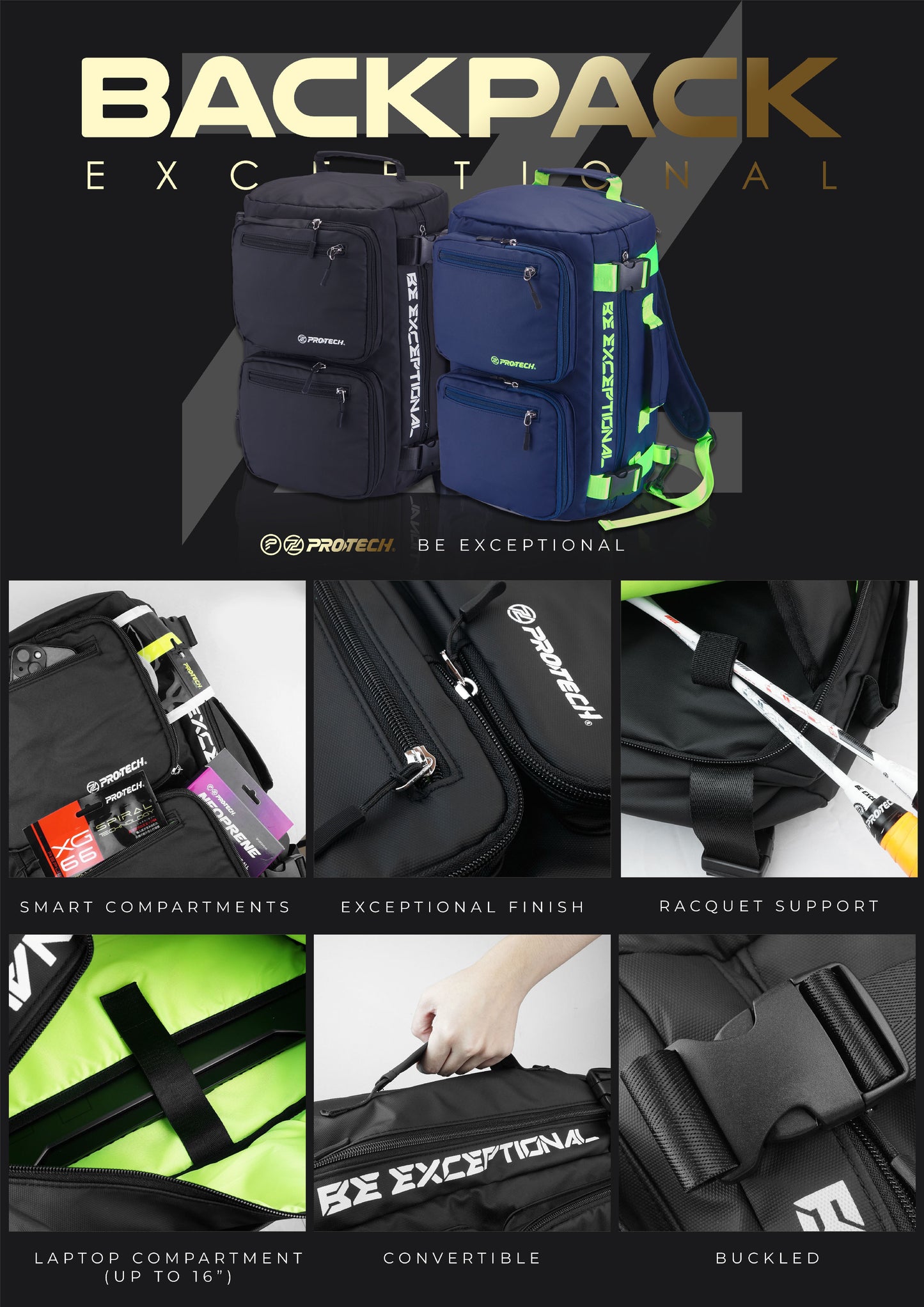 PROTECH EXCEPTIONAL Backpack