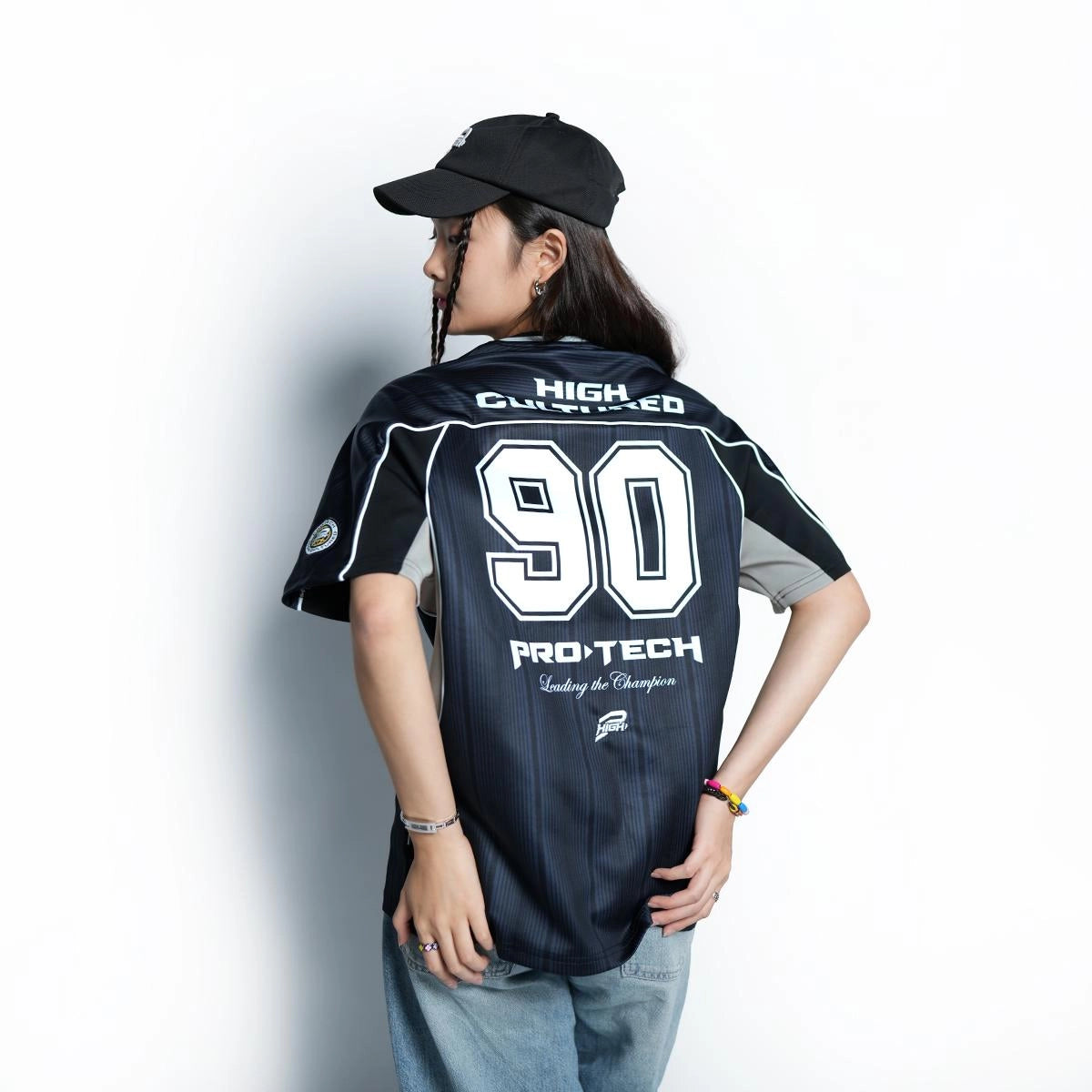 PROTECH X HIGH CULTURED Heroic Jersey Loose Tee - 1032 (Black)