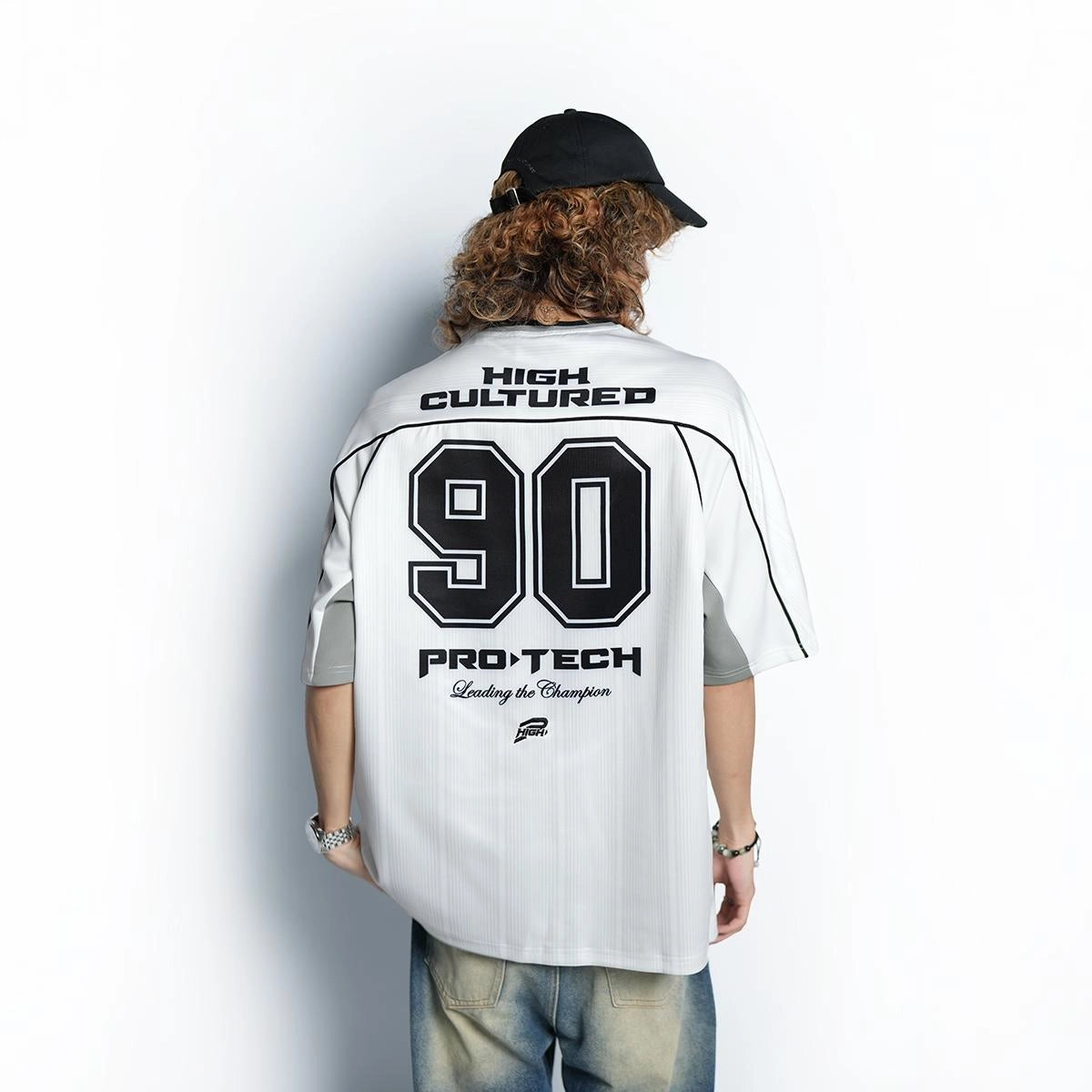 PROTECH X HIGH CULTURED Heroic Jersey Loose Tee - 1032 (White)