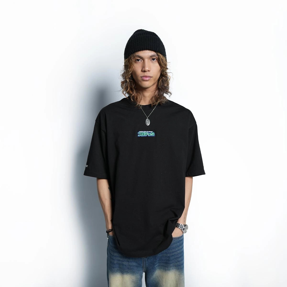 PROTECH X HIGH CULTURED Hiro Loose Tee - 1031 (Black)