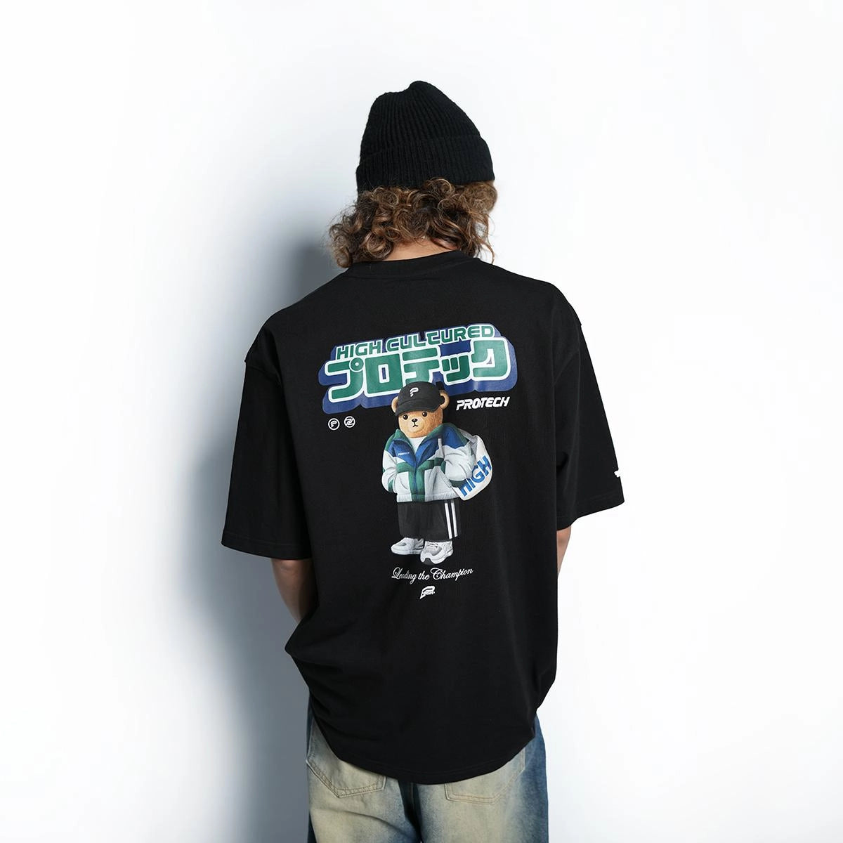 PROTECH X HIGH CULTURED Hiro Loose Tee - 1031 (Black)