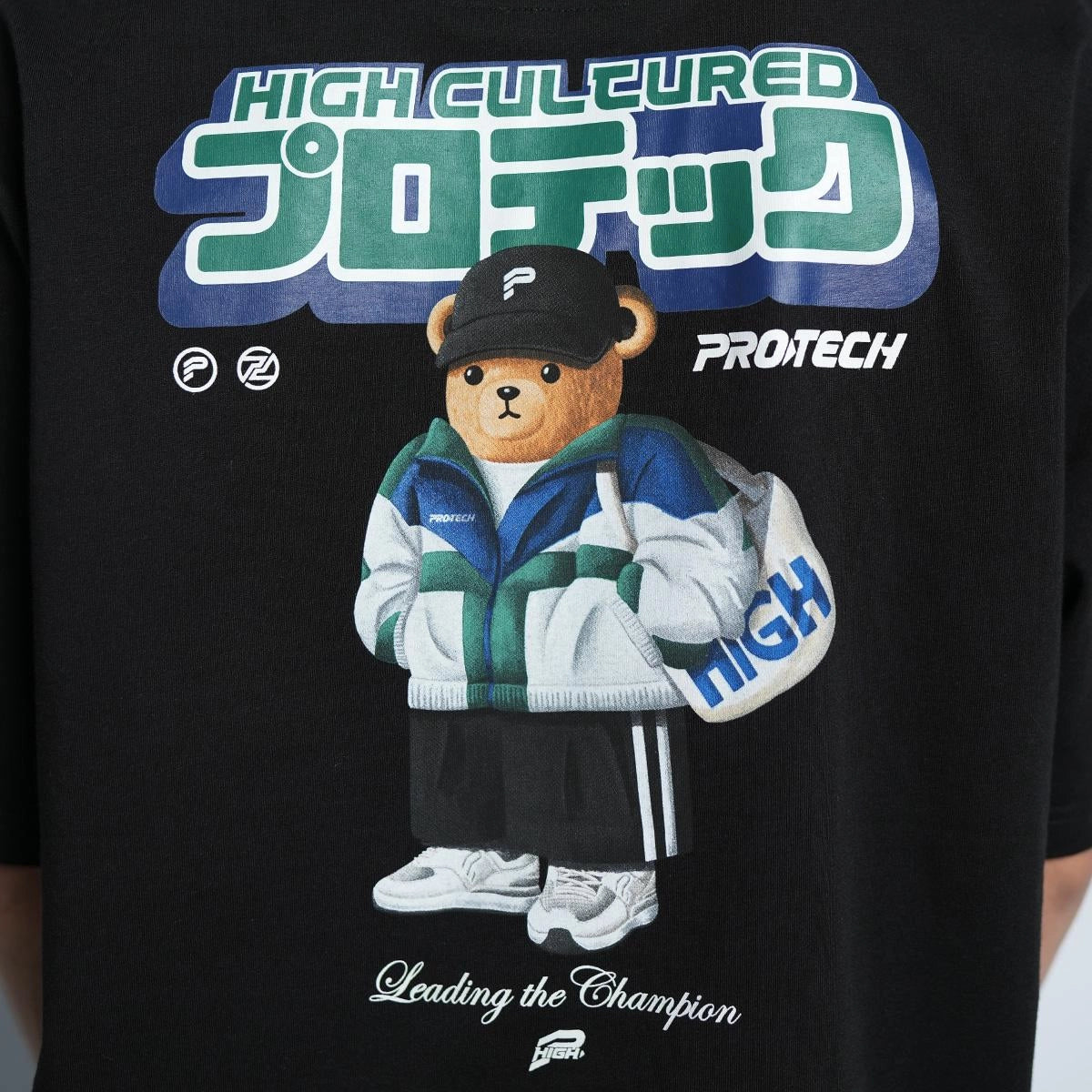 PROTECH X HIGH CULTURED Hiro Loose Tee - 1031 (Black)