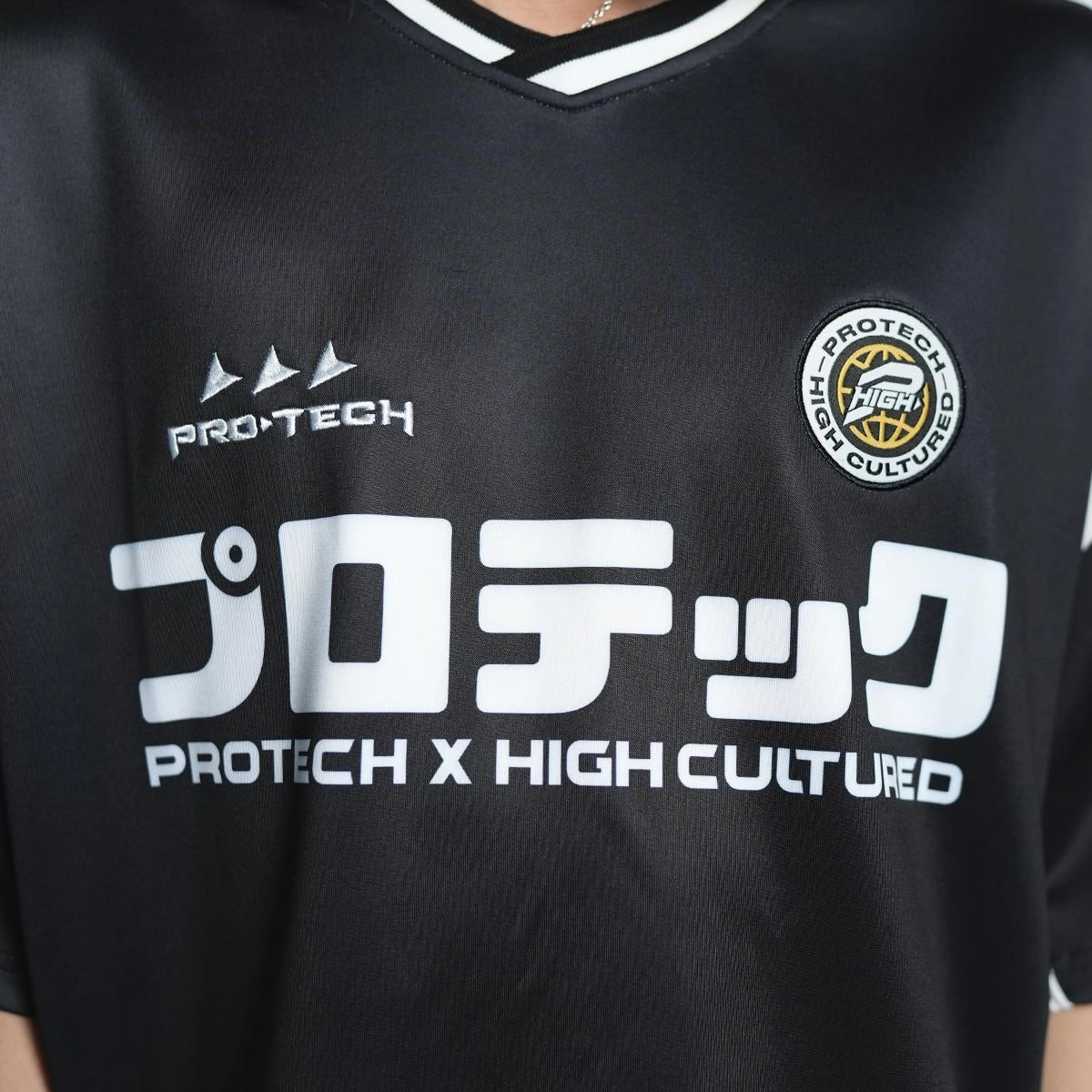 PROTECH X HIGH CULTURED Victory Hiro Jersey Loose Tee - 1033 (Black)