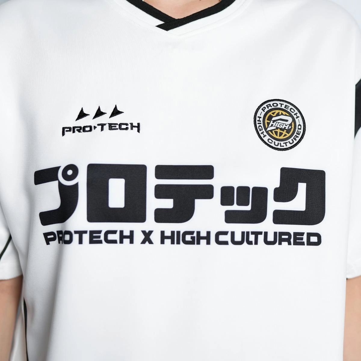 PROTECH X HIGH CULTURED Victory Hiro Jersey Loose Tee - 1033 (White)