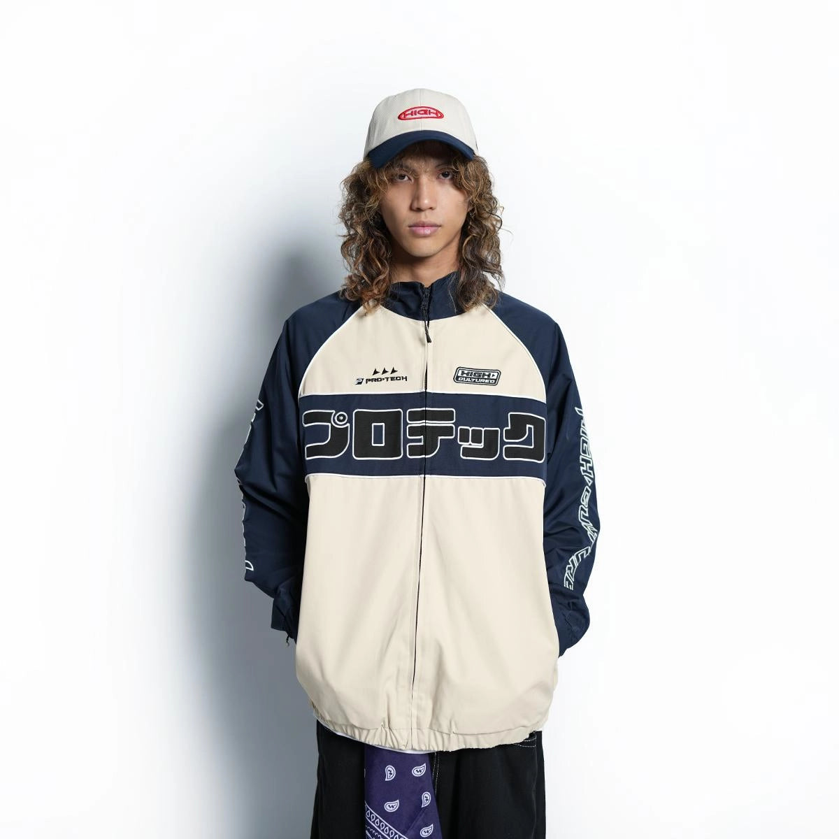 PROTECH X HIGH CULTURED Pinnacle Track Jacket - 132 (Cream)