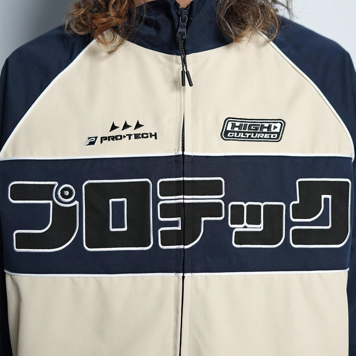 PROTECH X HIGH CULTURED Pinnacle Track Jacket - 132 (Cream)