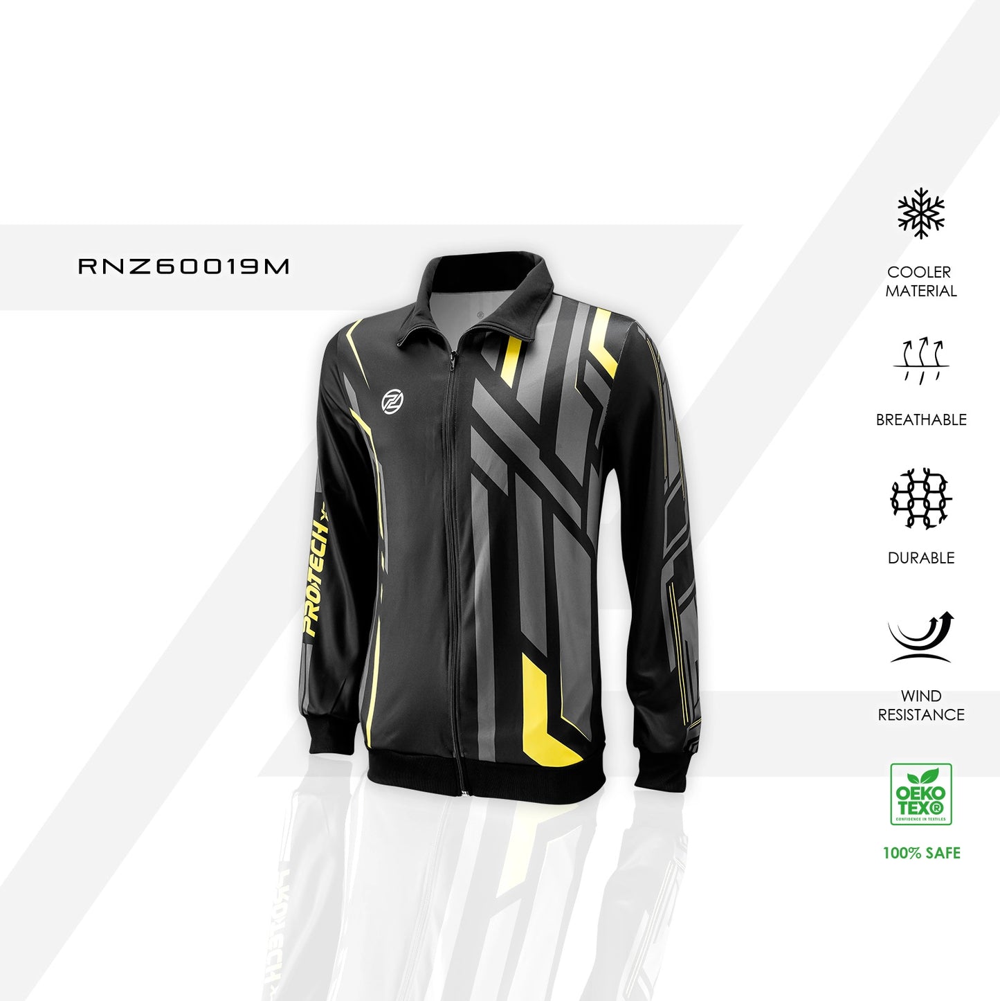 PROTECH RNZ60019M Windbreaker Breathable Unisex Jacket