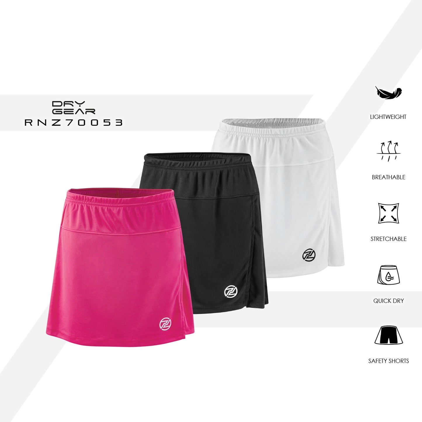 Protech Women Sport Skort with Safety Pants RNZ70053