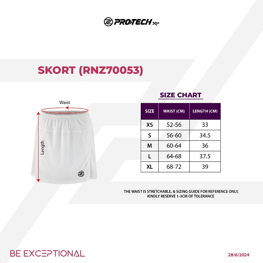 Protech Women Sport Skort with Safety Pants RNZ70053