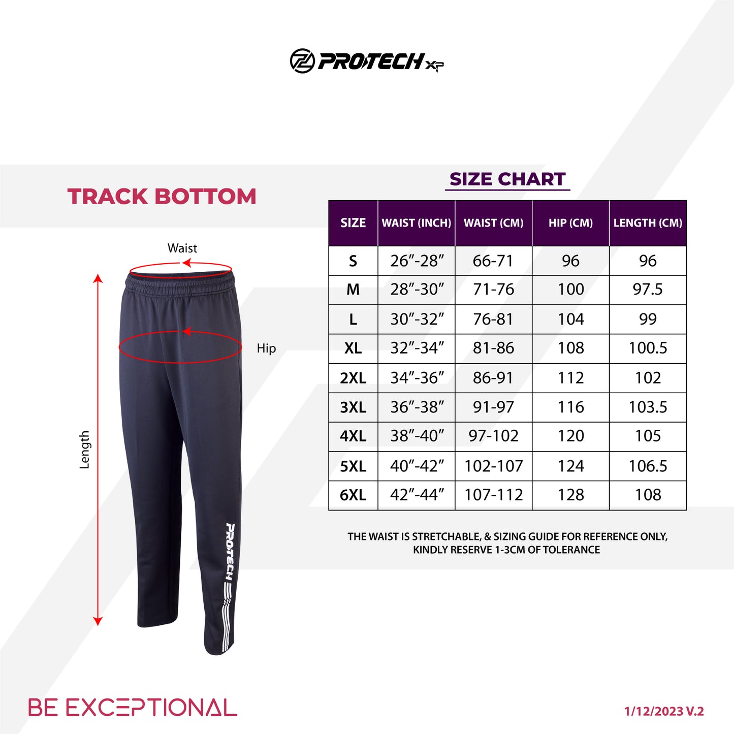 PROTECH RNZ90034M Unisex Tracksuit Pants