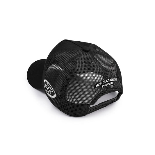 PROTECH X HIGH CULTURED  Mesh A-Frame Cap (White/Black)