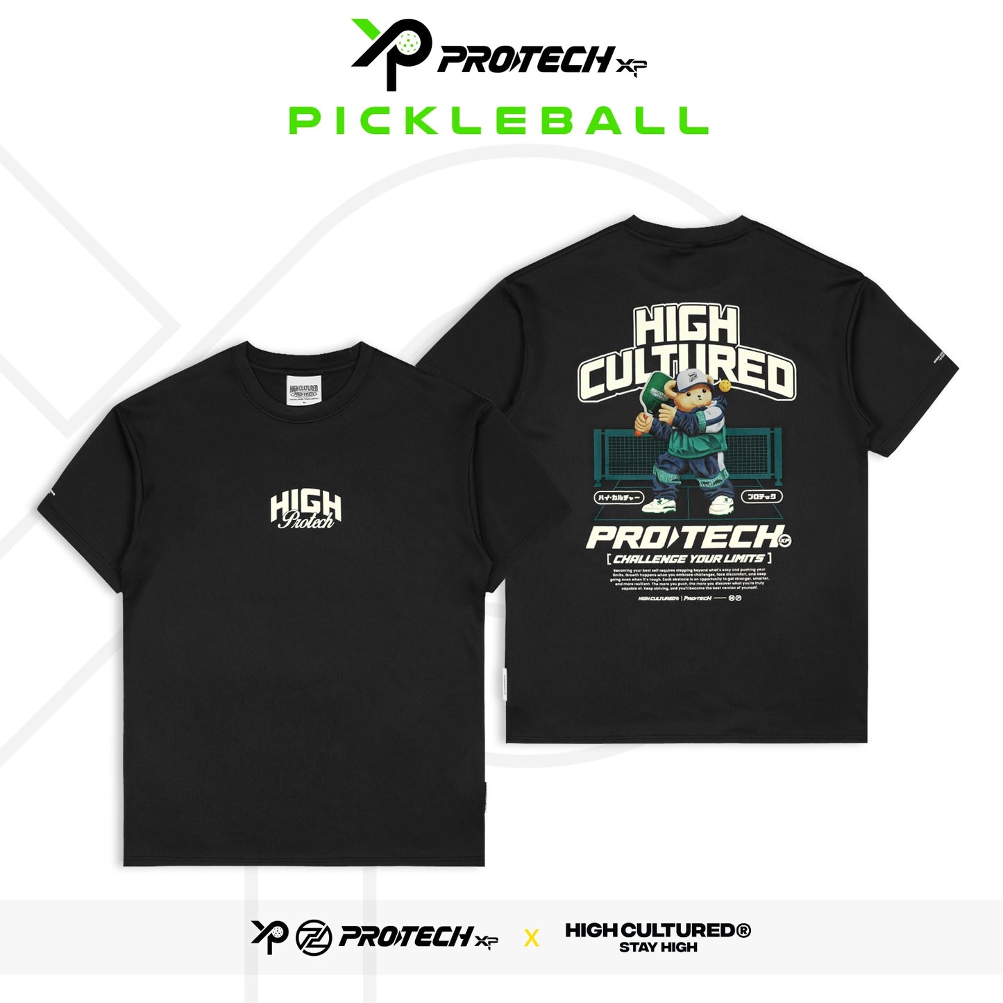 PROTECH X HIGH CULTURED Hiro Tee 1116 (Cream/Black)
