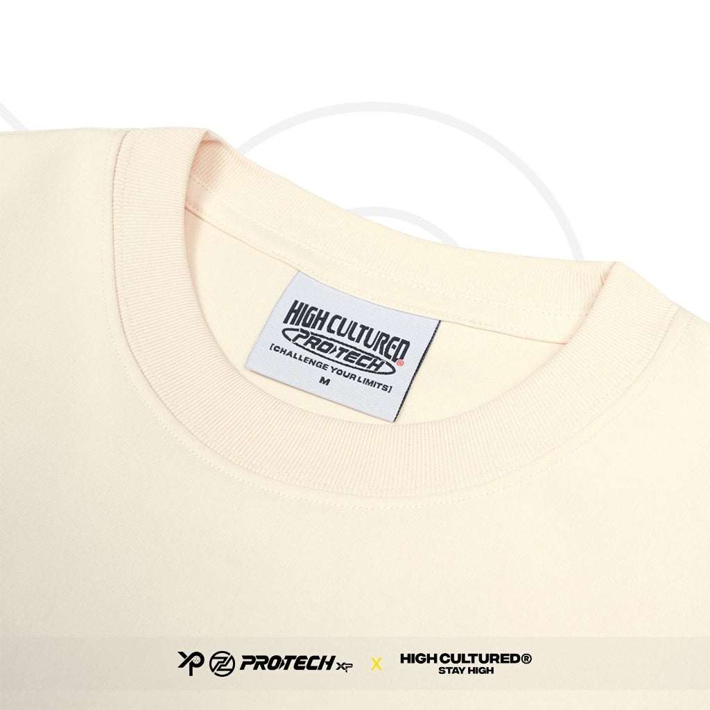PROTECH X HIGH CULTURED Hiro Tee 1116 (Cream/Black)