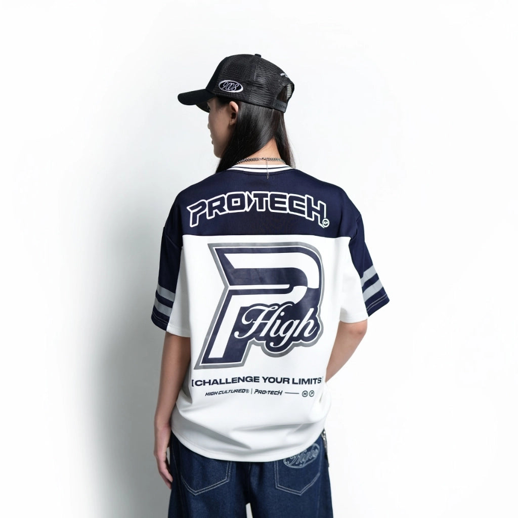 PROTECH X HIGH CULTURED Jersey Tee 1117 (White/Black)