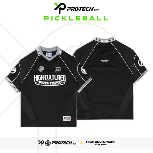PROTECH X HIGH CULTURED Jersey Polo Tee RN-156 (Cream/Black)