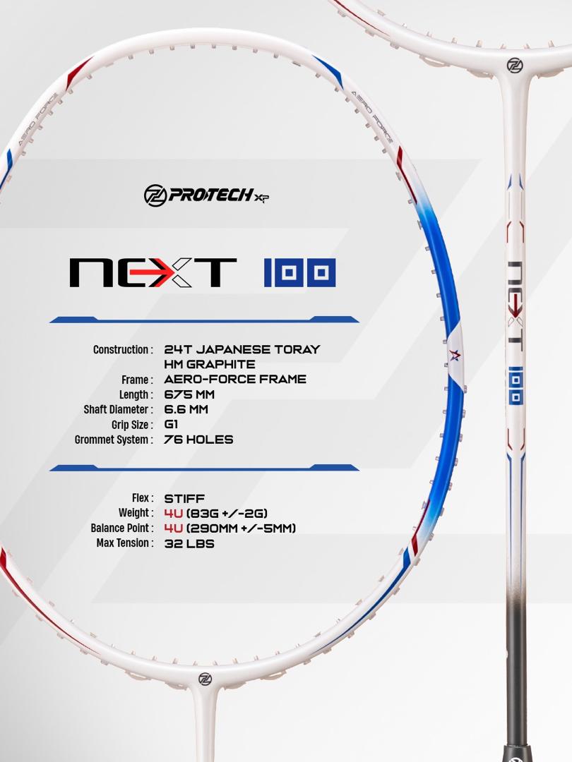 Next 100 (4U) Prestrung 24lbs